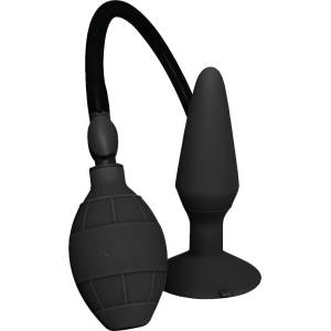 DreamToys MenzStuff L - надуваем анален плъг (черен, голям) - desirel