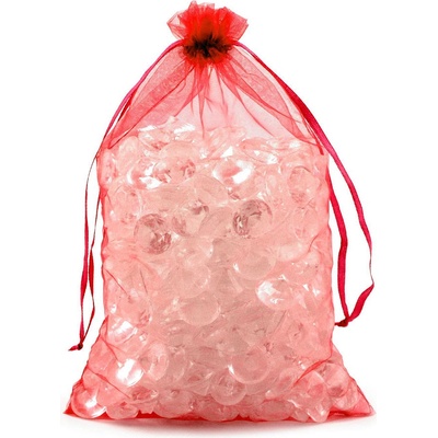 Prima-obchod Dárkový pytlík 17x23 cm organza červená