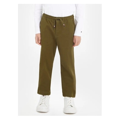 Tommy Hilfiger Текстилни панталони KB0KB08469 Зелен Regular Fit (KB0KB08469)