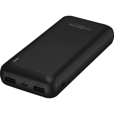Ansmann 1700-0133 20000 mAh Smart IC černá