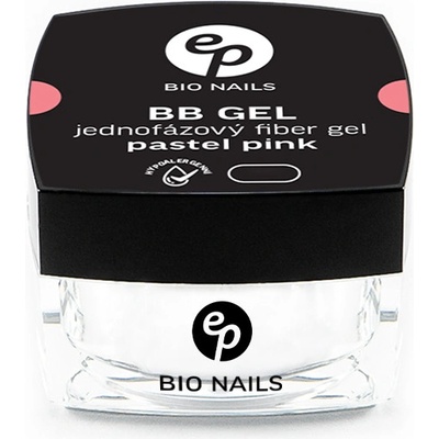 BIO nails BB Fiber PASTEL PINK jednofázový hypoalergenní gel 15 ml