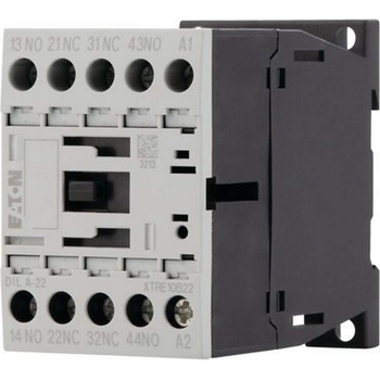 Eaton Контактор EATON DILA-22(230V50HZ, 240V60HZ), 276399 - 230 V 50 Hz, 240 V 60 Hz, 2 N/O, 2 NC, Винтови клеми, AC работа (276399)