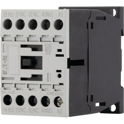 Eaton Контактор EATON DILA-22(230V50HZ, 240V60HZ), 276399 - 230 V 50 Hz, 240 V 60 Hz, 2 N/O, 2 NC, Винтови клеми, AC работа (276399)