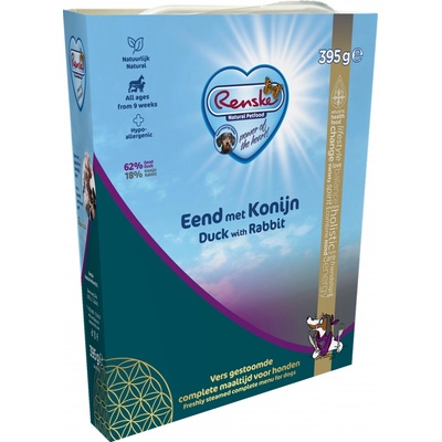 Renske Fresh Menu Adult Duck Rabbit and Rice 395 g