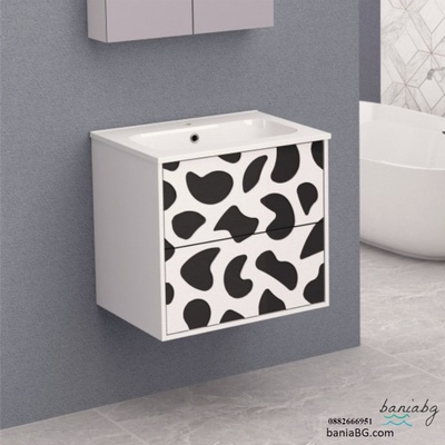 Inter Ceramic Долен конзолен pvc шкаф за баня icp 6061b