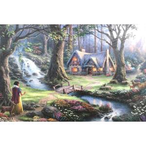 Schmidt Spiele - Puzzle Kinkade: Snow White - 1 000 piese