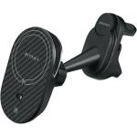 PITAKA Безжично Зарядно за Tesla с Magsafe, Pitaka MagEZ Car Mount Pro 2 Qi2 15W, Черен (CM2401T)