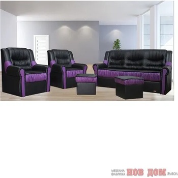 Image 1 of Мебелна фабрика НОВ ДОМ - гр. Ямбол Холова гарнитура Лина 2 (Продукт 918)