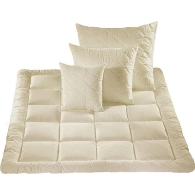 4sleep Přikrývka ovčí vlna Poly 1400g bílý sypek 140x200