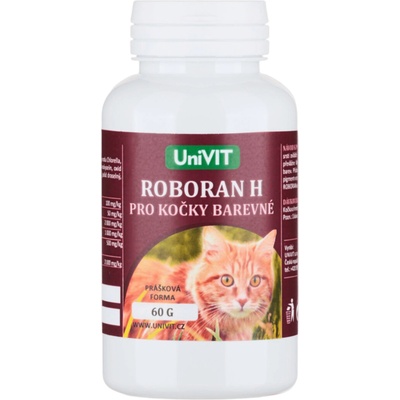 UNIVIT Roboran H plv pro barevné kočky 60 g – Hledejceny.cz