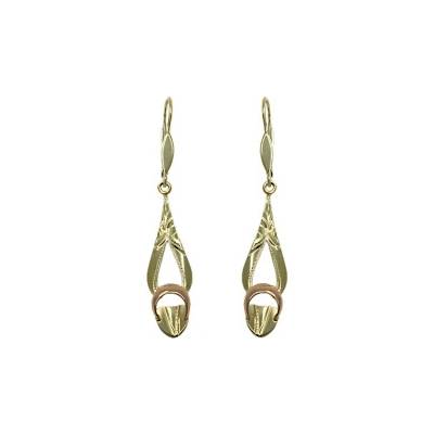 Pattic zlaté náušnice AU 585/1000 3,00 gr KPR323705904