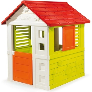Smoby 310069 domček Nature so zasúvacou okenicou a mriežkovaným oknom 127 cm vysoký