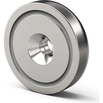 UNI STR Неодимов магнит №52, 60x15 мм, до 80 кг, с отвор (UNI-011445)