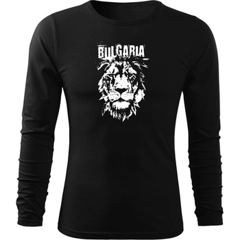 Image 1 of DRAGOWA fit-t Тениска с дълъг ръкав български лъв, черна (37123)