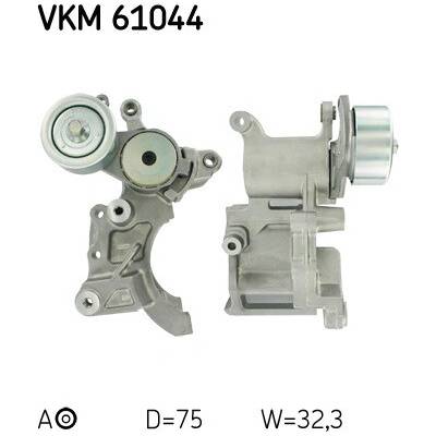 Napínacia kladka rebrovaného klinového remeňa SKF VKM 61044