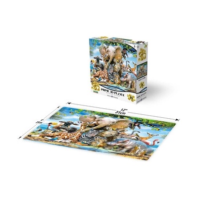 Prime 3D Puzzle Africký úsmev 63 ks