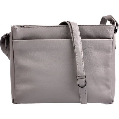 New bags kožená kabelka přes rameno LB-206 šedá