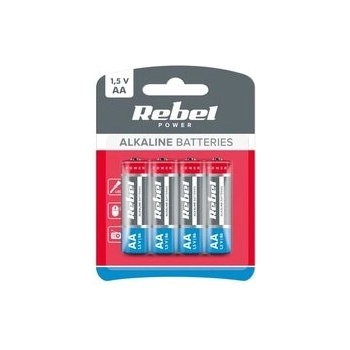 REBEL Alkaline AA 4ks 0061B