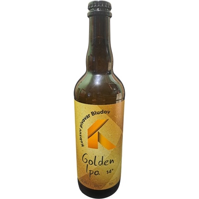 Kobzův Pivovar Golden IPA 14° 0,75 l (sklo)