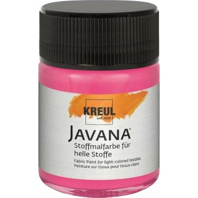 Farba na svetlý textil JAVANA 50 ml Fluorescent Pink