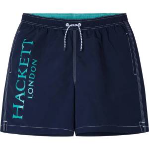 Hackett Бански гащета Hackett Branded Volley swimming shorts - Blue (Navy Blazer)