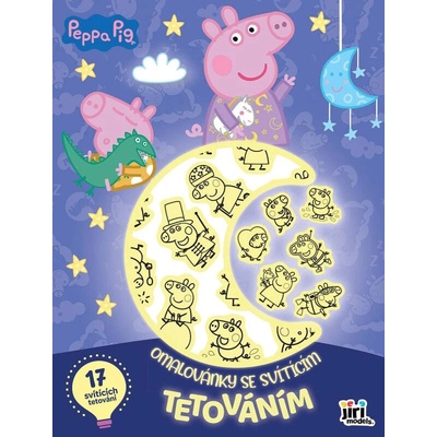 Omalovánky se svítícím tetováním Prasátko Peppa