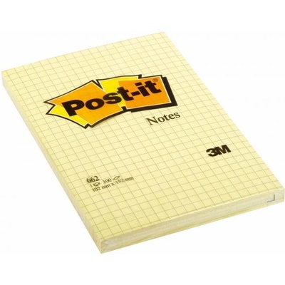 POST-IT Bloček Post-it 102x152 žltý štvorčekový (MM066200)