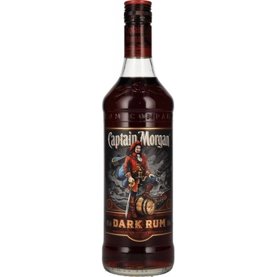 Captain Morgan Dark Rum 40% 1 l (čistá fľaša)