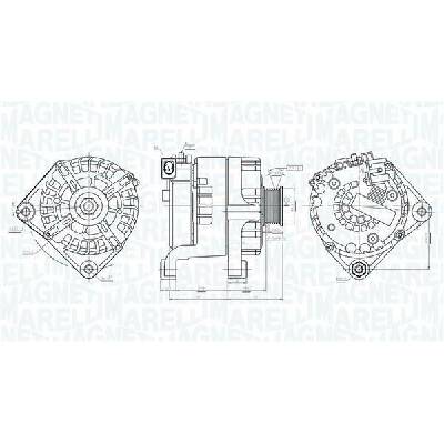 Alternátor MAGNETI MARELLI 063732041010