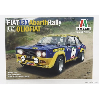 Italeri Fiat 131 Abarth Olio Fiat N 3 1976 M.alen I.kivimaki 1:24 /