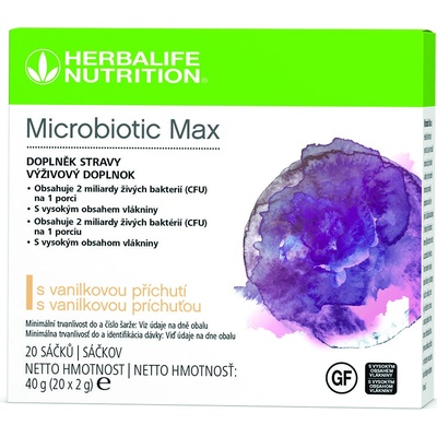 HERBALIFE Microbiotic Max Vanilka 20 x 2 g