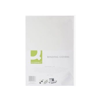 Q-Connect Корица за подвързване гланц 250гр. опаковка 100бр. бяла