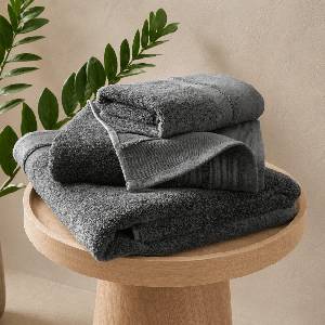 Frasers Home Хавлиена кърпа Frasers Home Cotton Modal 700gsm Zero Twist Towels - Charcoal