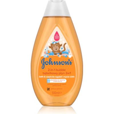 Johnson's Wash and Bath пяна за вана и миещ гел 2 в 1 500ml