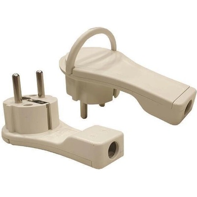 EUROLAMP Щепсел schuko мъжки (десен ъглов) 16А (10194)