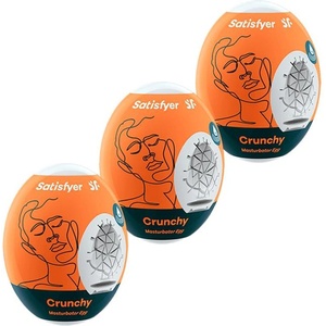 Satisfyer Комплект от 3 броя маструбаторни яйца Satisfyer Crunchy