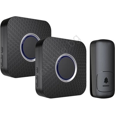 Geti К-кт 2x Безжичен звънец за контакт кинетичен 230V бял (TI0173)