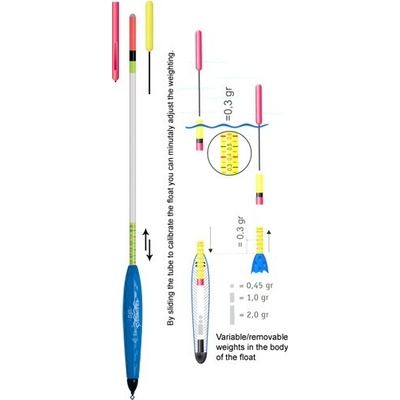 CRALUSSO Plavák UFO Waggler 8g