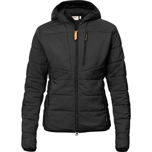 Fjällräven Дамско синтетично яке Fjällräven Women's Keb Padded Hoodie Synthetic jacket - Black - размер XS (104-1166-0112)