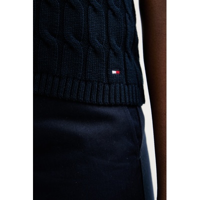 Tommy Hilfiger елек дамски от памук (WW0WW50075)