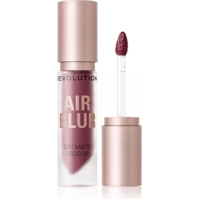 Makeup Revolution Air Blur Liquid Lipstick ľahký tekutý matný rúž Black Cherry 3,5 ml