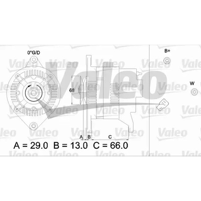 VALEO Alternátor VA 436524