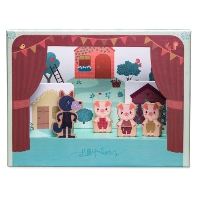 Lilliputiens - магнитен театър - Трите прасенца