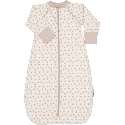 Geggamoja Bambusový celoročný spací vak Beige mini clover
