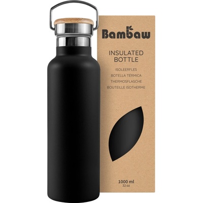 Bambaw Nerezová termoska 1000 ml Jet Black