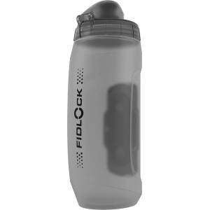 FIDLOCK Бутилка за велосипед Fidlock Twist Bottle 590 Antibacterial + Bike Base Cycling water bottles - Transparent Black / Light Green Dirt Cover - размер 590 ml (533-1894-0111)