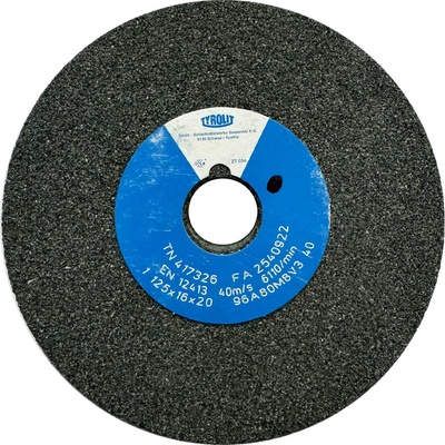 Tyrolit Brusný kotouč plochý 125 x 16 x 20 mm 96A80M8V40 T417326