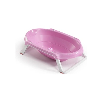 Ok Baby Vanička skládací protiskluzová Onda Slim Pink