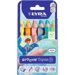 LYRA Groove Triple 1 Комплект цветни моливи Pastel Colors 6 бр (L3831065)