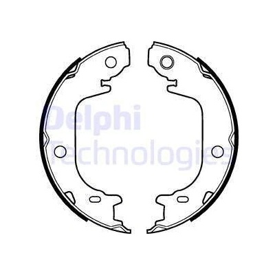 Sada brzd. čeľustí parkov. brzdy DELPHI LS2122